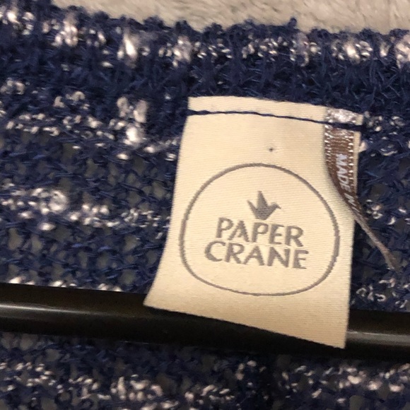 Paper Crane Sweater, sheer front - Picture 2 of 2